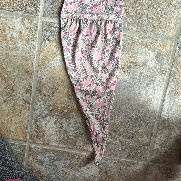 Acacia Baker Printed Bikini Top Extra Small Bandeau Tie Front Size Large NWT - Picture 12 of 15